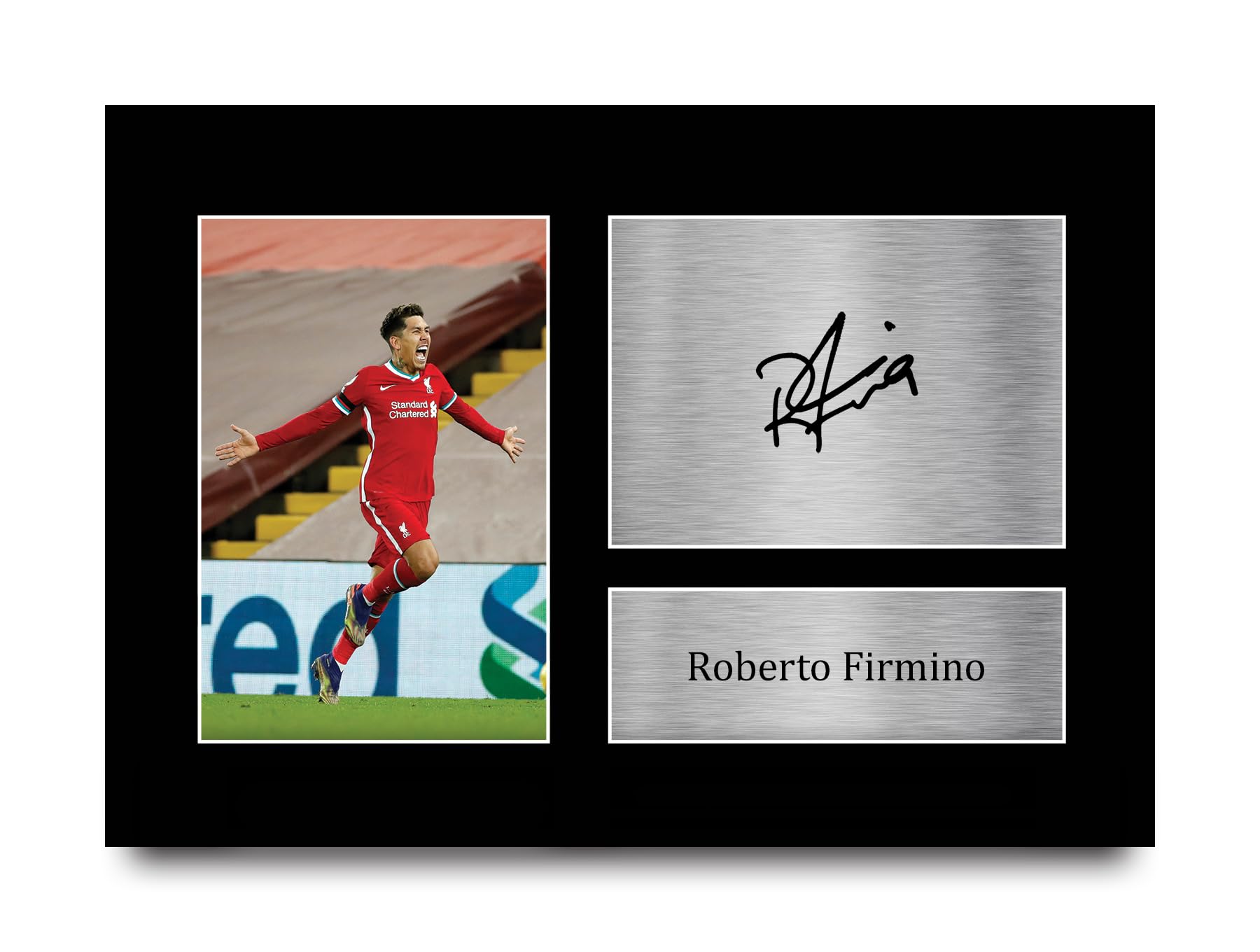 HWC Trading Roberto Firmino Gift Signed A4 Printed Autograph Liverpool Gifts Print Photo Picture Display — image 1