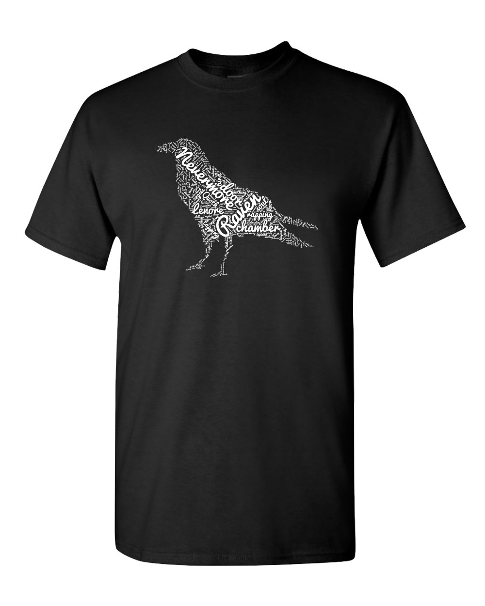 The Raven Edgar Allen Poe Poem English Tea Poetry Bird Adult S T Shirt