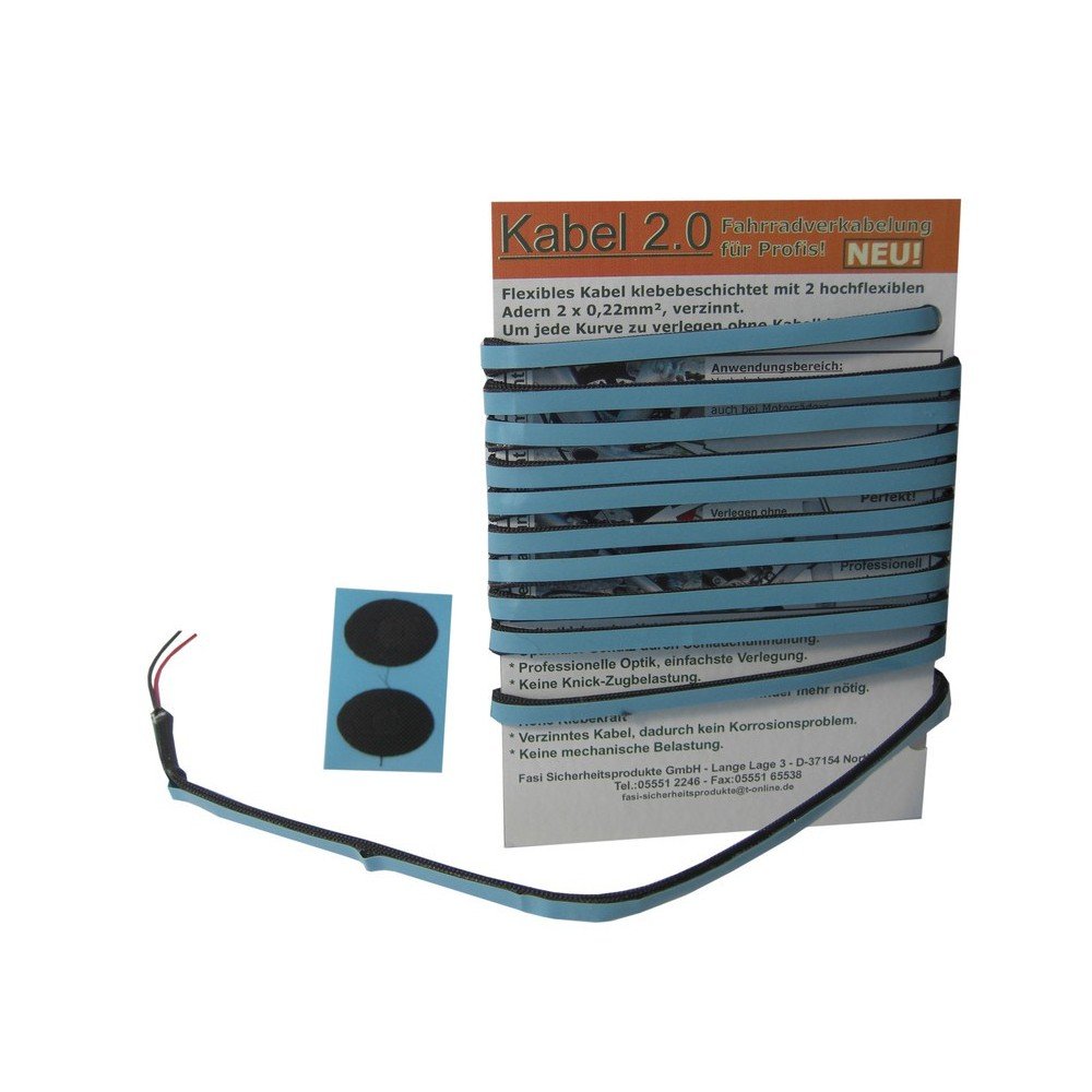 FASI Plain 2024229300 Cable, Black, 8 x 5 x 5 cm