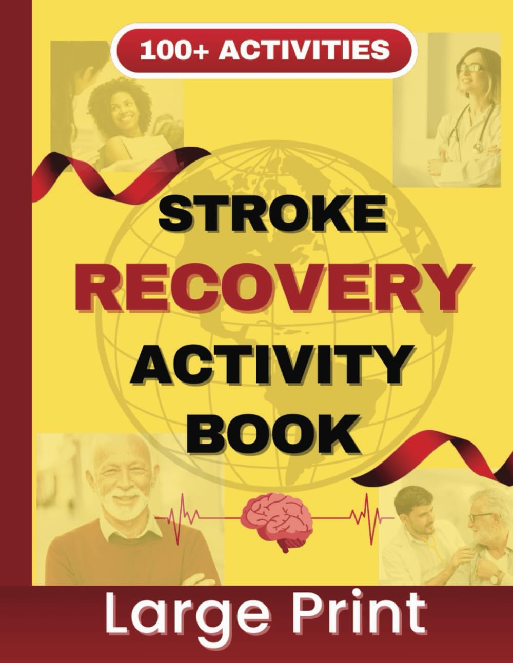 Mua Stroke Recovery Workbook- Large Print: Activity Book for Traumatic ...