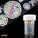 CHARMING MAY 8 roll Geometric Water Marble Holographic Starry Series Nail Foil Flower Dream Catcher Holo Christmas Transfer Sticker 98cm