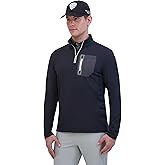 Ben Sherman Men's Quarter Zip Pullover Sweater – Lightweight, Casual, Work, Golf & Everyday Wear