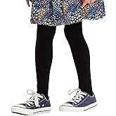 COTTON DAY Kids Girls School Dress Cotton Tights Black White Navy Blue Burgundy