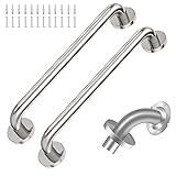2 Pack Grab Bars for Bathroom, 18 Inch Chrome