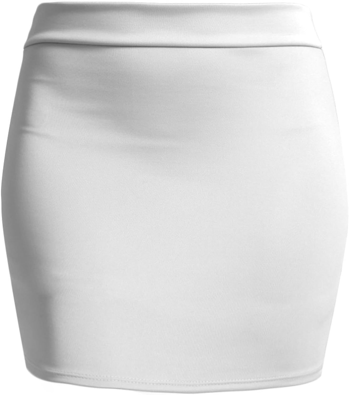 NE PEOPLE Women's Stretch Knit Bodycon Mini Pencil Skirt Made in USA: Clothing