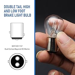 Nowkont 10 PCS Car Halogen Brake Light, High and
