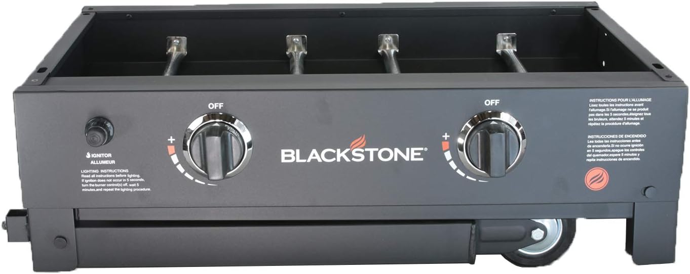 Blackstone 28 inch Outdoor Flat Top Gas Grill Griddle Station - 2-burner - Propane Fueled - Restaurant Grade - Professional Quality : Outdoor Cooking Products : Garden & Outdoor