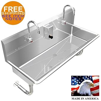 Amazon Com Hand Sink Electronic Faucet 42 2 Person Hands Free