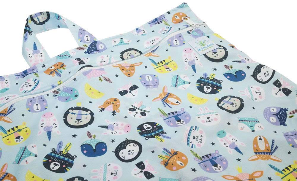 Flower Hanging Nappy Bag XL with Zip