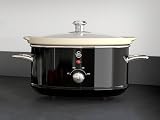 Swan Retro SF17021BN Slow Cooker 3.5 L 3 Settings Keep Warm Black view 3