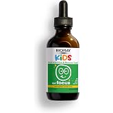 BIORAY Kids NDF Focus, Citrus - 2 fl oz - Supports Cognitive Function, Enhances Clarity & Promotes Steady Energy Levels - Non