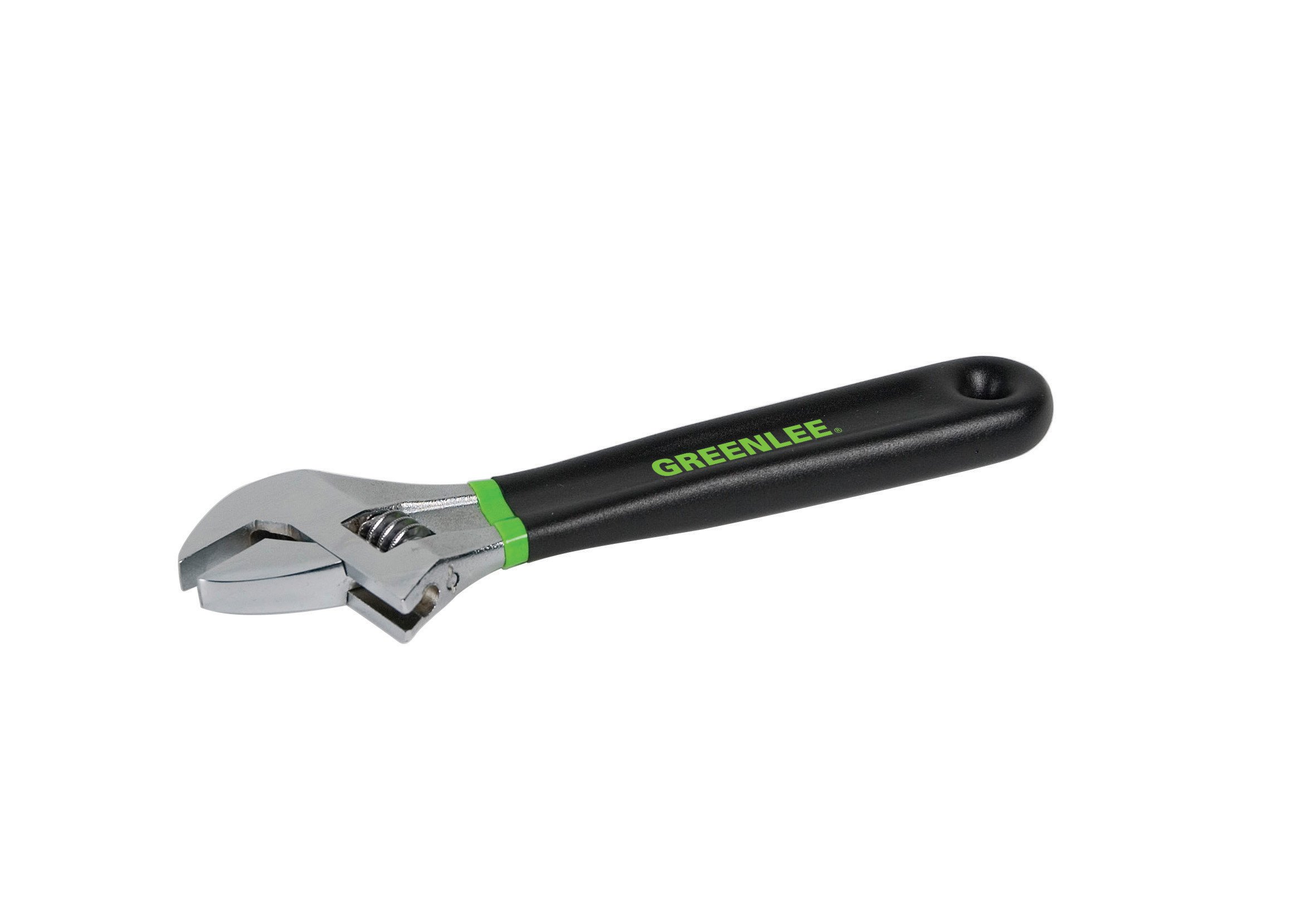 Greenlee 0154-08D Adjustable Wrench with Dipped Handle, 8 Inches