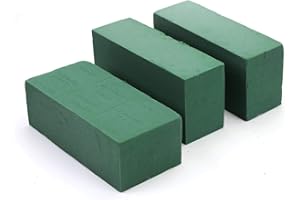 3PCS Floral Foam Bricks, Florist Flower Foam Green Blocks Flower Arrangement Brick Supplies for Florist Craft