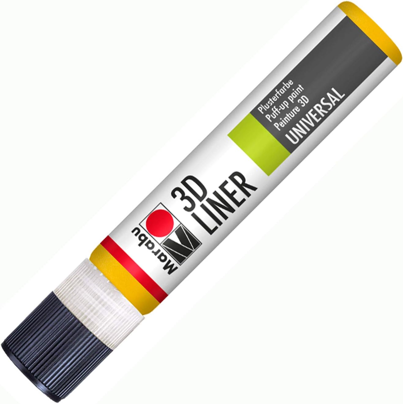 Marabu 3D Liner Pen 25ml - 621 Medium Yellow, 25 ml (Pack of 1)