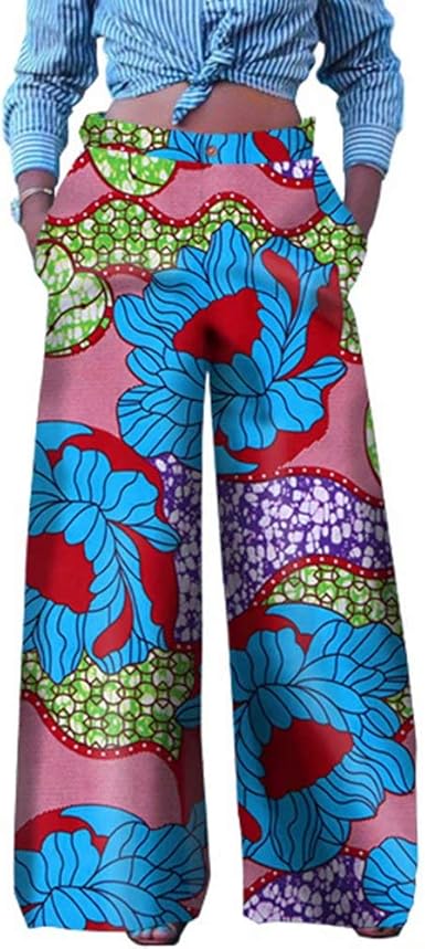african print pants plus size