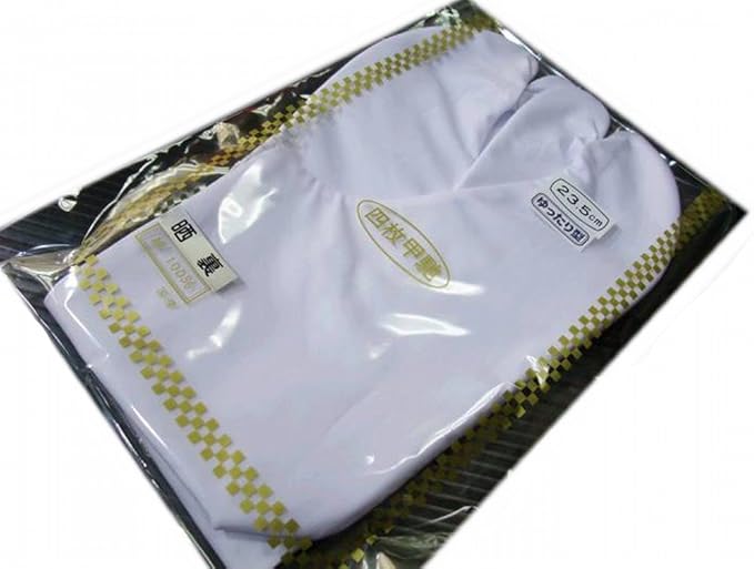 Amazon 白足袋 ゆったり型 四枚こはぜ 足首が太い方にお薦めです Ws092 23 和装小物 通販