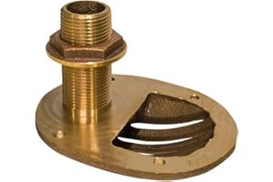 GROCO 3/4" Bronze Combo Scoop Thru-Hull w/Nut