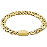 CRAFTD - Cuban Link Bracelet - Waterproof, Heat & Sweat Resistant - Gifts for Men - Men's Jewelry - Size 8MM
