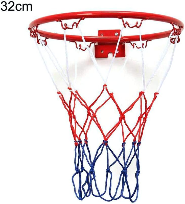 Les yeu Kids Basketball Hoop,Hanging Basketball Wall Mounted Goal Hoop Rim Net,Indoor Outdoor Hanging Basketball Hoop 12.6in