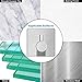 Adhesive Hooks, Heavy Duty Wall Hooks Coat Hooks Towel/Robe Hooks SUS 304 Stainless Steel Strong Waterproof Hanger for Bathroom Kitchen and Garage - (4 Pack)