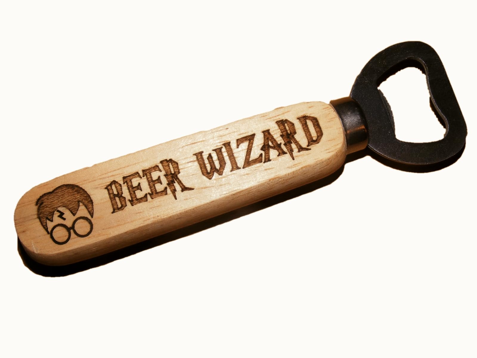 Bottle Opener Harry Potter Inspired Beer Wizard Wooden Fan Gift Present
