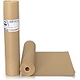 Brown Kraft Paper Roll - 18" x 1,200" (100') Made in The USA - Ideal for Packing, Moving, Gift Wrapping, Postal, Shipping, Pa