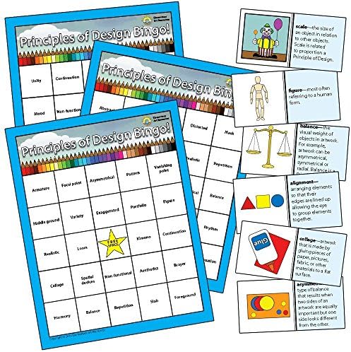 Principles of Design Bingo! Version Two (Words)