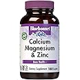BlueBonnet Calcium Magnesium Zinc Caplets, 180 Count