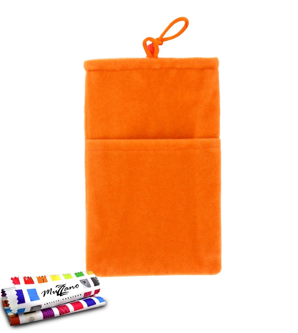 MUZZANO Original Cocoon Pouch for Samsung Galaxy S3 Mini I8190 - Orange