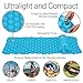 Dryzle Inflatable Lightweight Sleeping Pad - Compact Bed & Ultralight Camping Air Mattress with Foam Pads, Portable Blow Up Mat Great for Backpacking, Travel, Outdoor and Hiking
