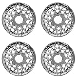 Hub-Caps for Select Ford Crown Victoria & Mercury Grand Marquis (Pack of 4) 16 Inch Chrome Wheel Covers
