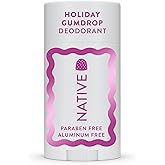Native Deodorant, Holiday Edition, Holiday Gumdrop Scent, Contains Naturally Derived Ingredients, 72 Hour Odor Control | Deodorant for Women and Men, Aluminum Free with Baking Soda
