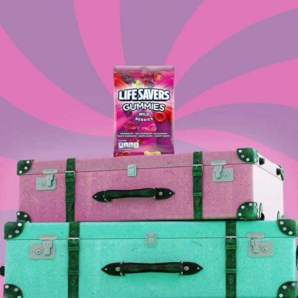 LIFE SAVERS GUMMY CANDY, WILD BERRIES, 7 OZ BAG