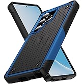 Designed for Samsung Galaxy S25 Ultra Case 2 in 1 Gift Militay Grade Drop Protective Rugged Heavy Duty Cover Shockproof Case for Galaxy S25 Ultra Phone Case for women men boy girl (Blue+Black)