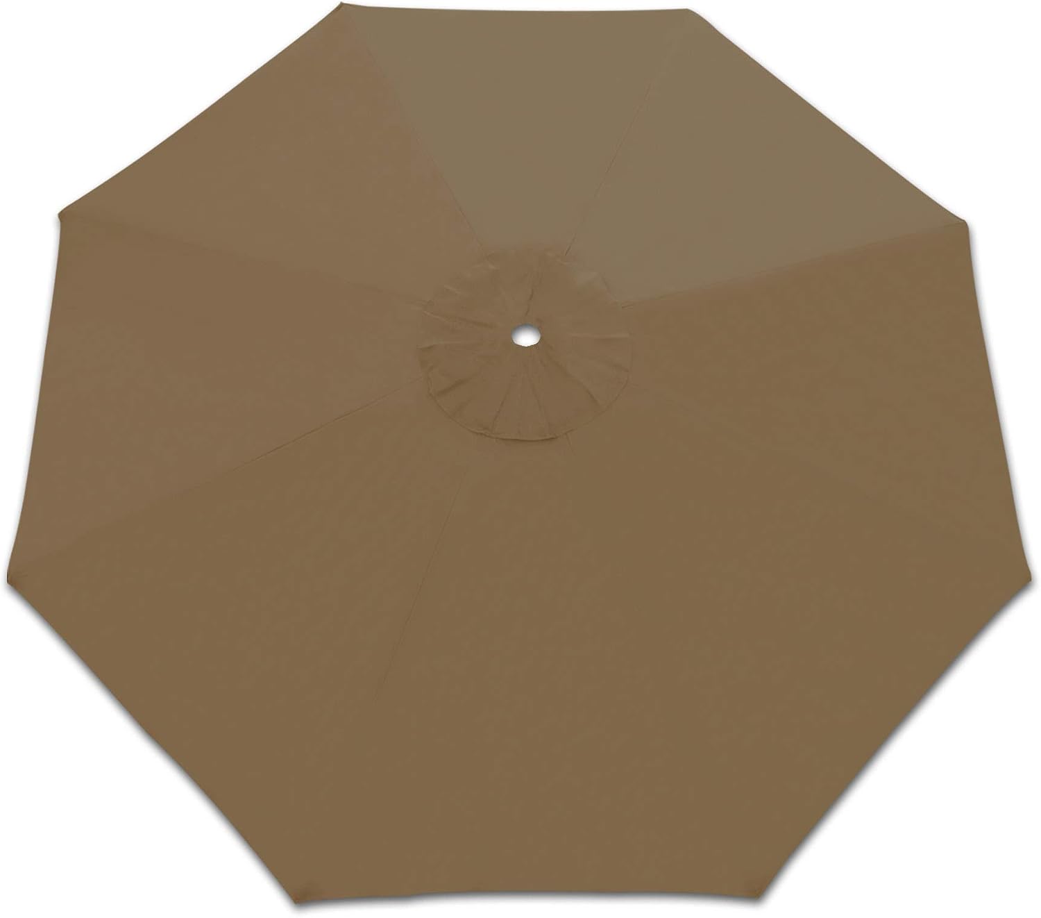 Amazon Com Strong Camel Patio Umbrella Replacement Canopy Cover For 10ft 8 Ribs Market Umbrella Brown Garden Outdoor