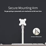VIVO STAND-V001W Single Monitor Arm 32 inch 38 inch Ultrawide White view 7