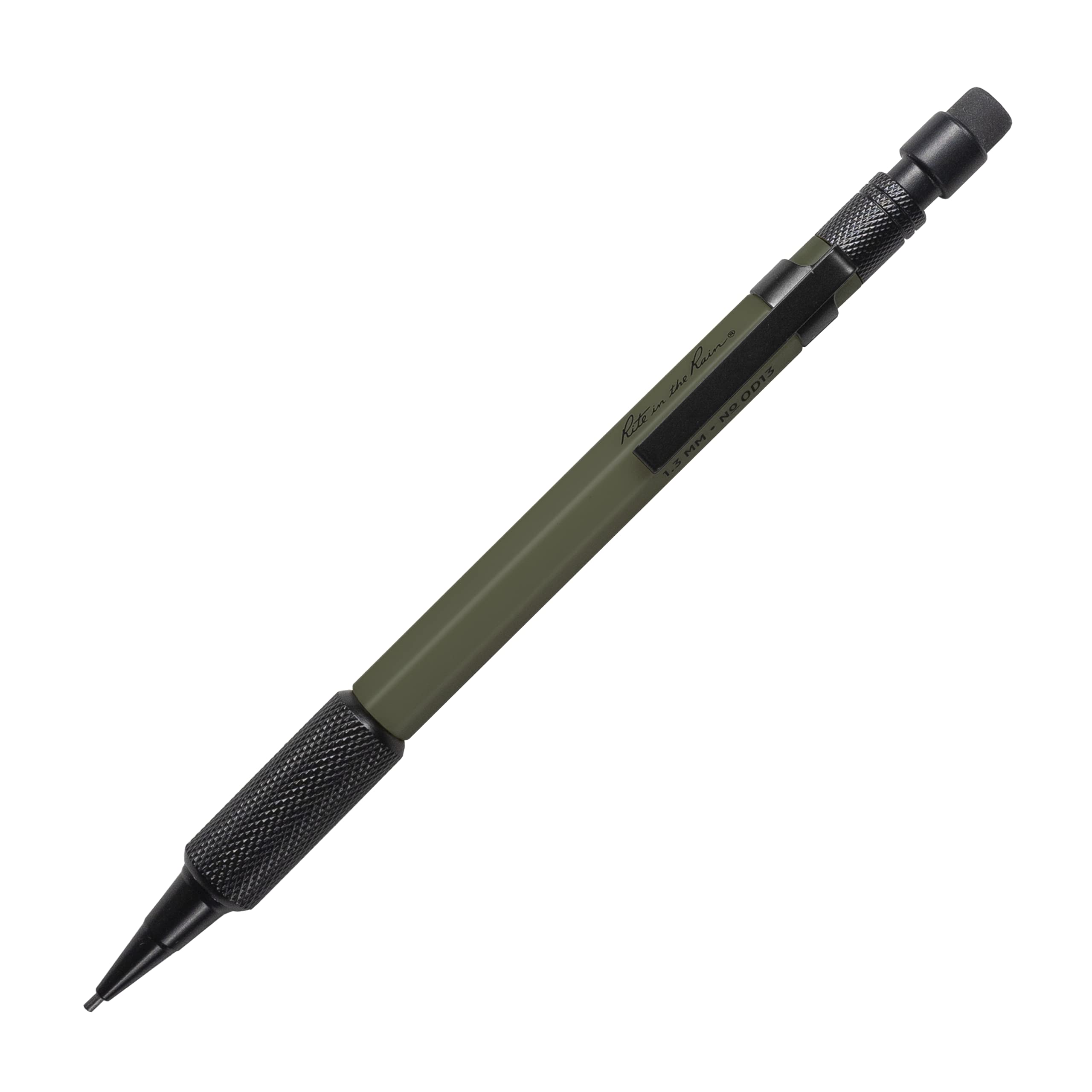 Rite in the Rain Weatherproof Mechanical Pencil, Green Barrel, 1.3mm Black Lead (No. OD13)