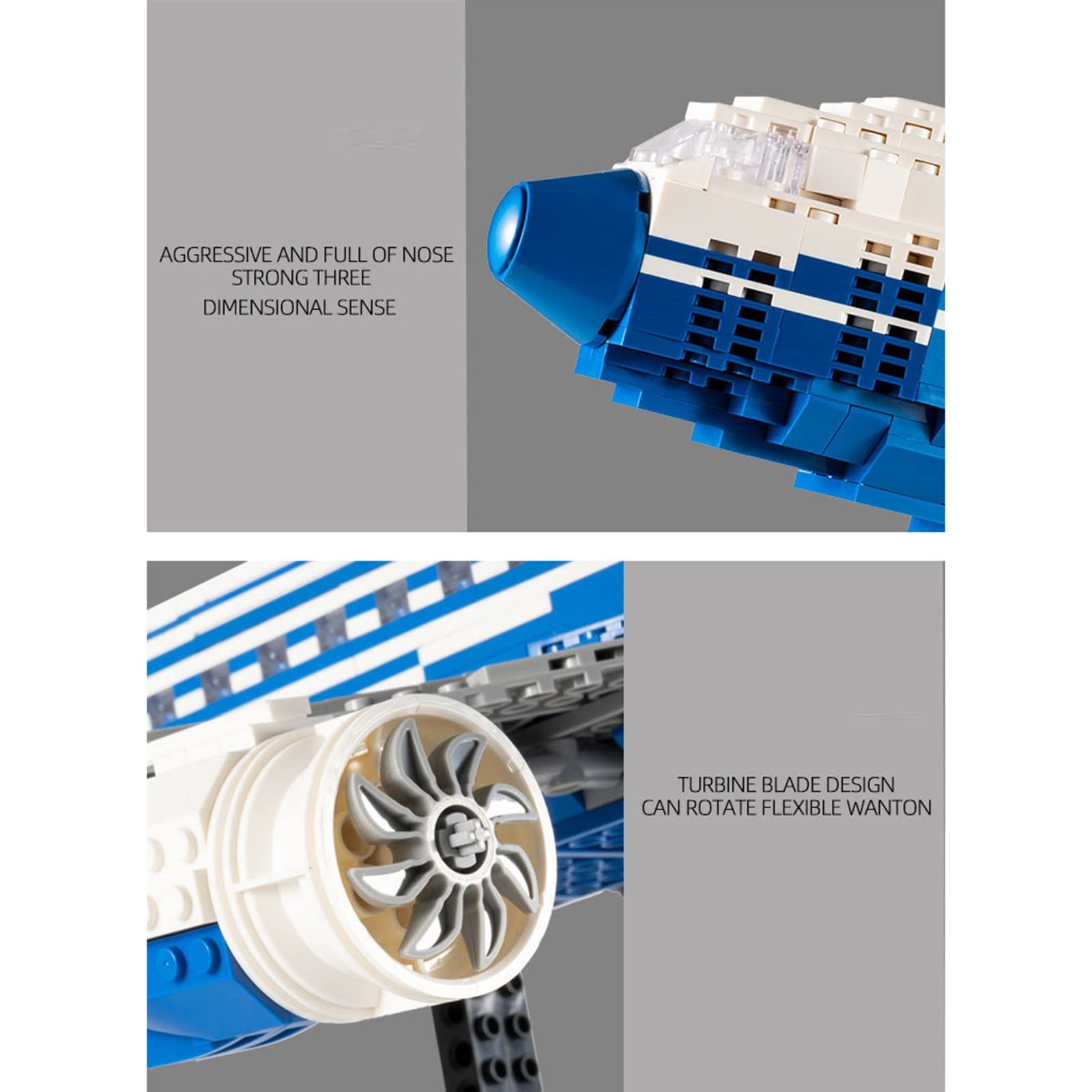 Mua Jet Airplane Blocks Toys Aviation Series Airliner Series Models ...