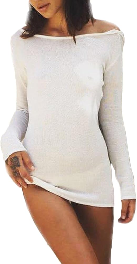 low back sweater dress