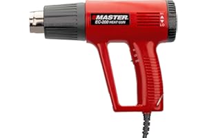 Master Appliance EC-200 Variable Temperature Heat Gun, Hot Air Gun, 120V, 10 Amps, 1200W, for shrink wrap, wire connectors, shrink tubing, crafts, stripping paint