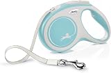 flexi Comfort M Tape 5 m Light Blue Retractable Dog Lead up to 25 kg