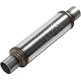 Flowmaster 71416 Stainless Steel Exhaust FlowFX Muffler-2.50 in/Out-Round Body-Moderate Sound