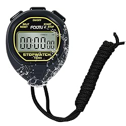 FCXJTU Digital Waterproof Stopwatch, No Bells, No