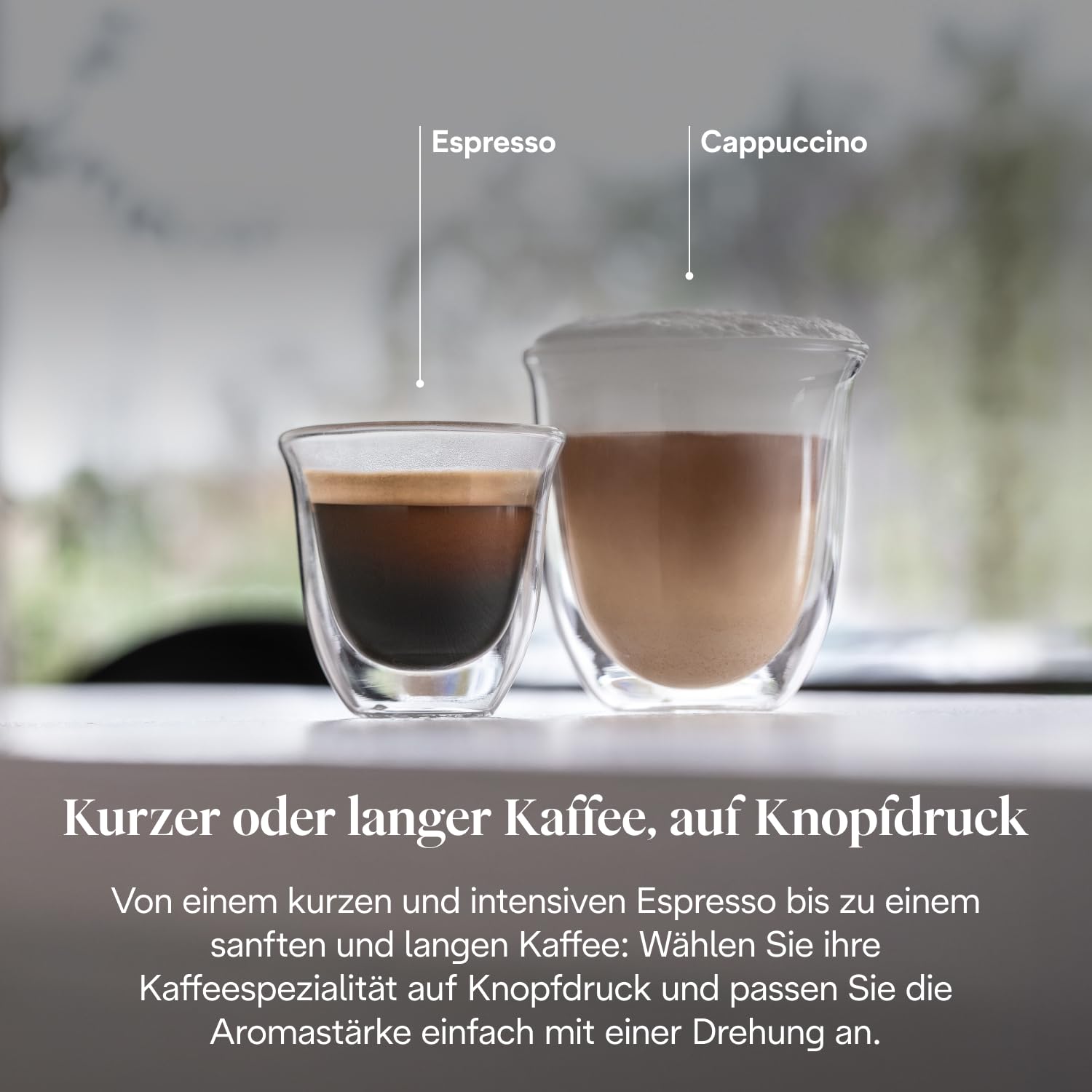 De’Longhi Magnifica S - Perfetto Kaffeevollautomat mit klassischem Milchaufschäumer, Espresso- und Cappuccino Kaffeemaschine, Bedienfeld mit Tasten, Schwarz (ECAM22.110.B) 4