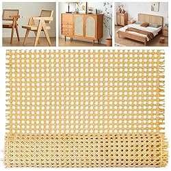 Sgran 16 Inch Plastic Rattan Cane Webbing Roll, 6.6