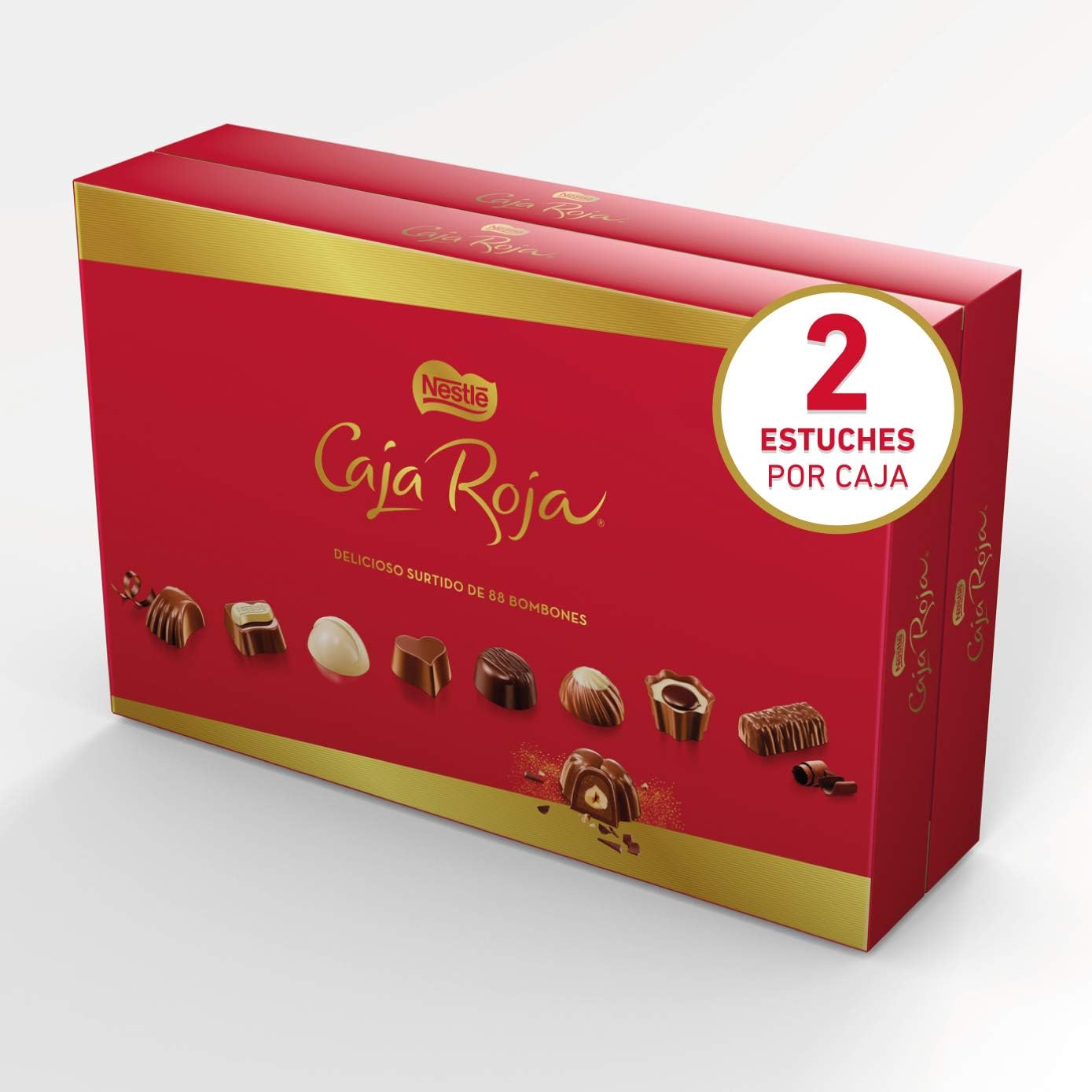 Nestlé Caja Roja Bombones de Chocolate - Bombones 2x800g: Amazon.es: Alimentación y bebidas