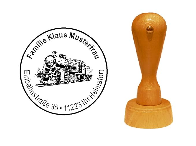 Siegelstempel - Holzstempel 40 Mm Produktbild-Vorschau 3