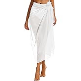 CHICGAL Sarong Wraps Swimsuit Coverup for Women Bathing Suit Cover Up Summer Bikini Beach Swimwear