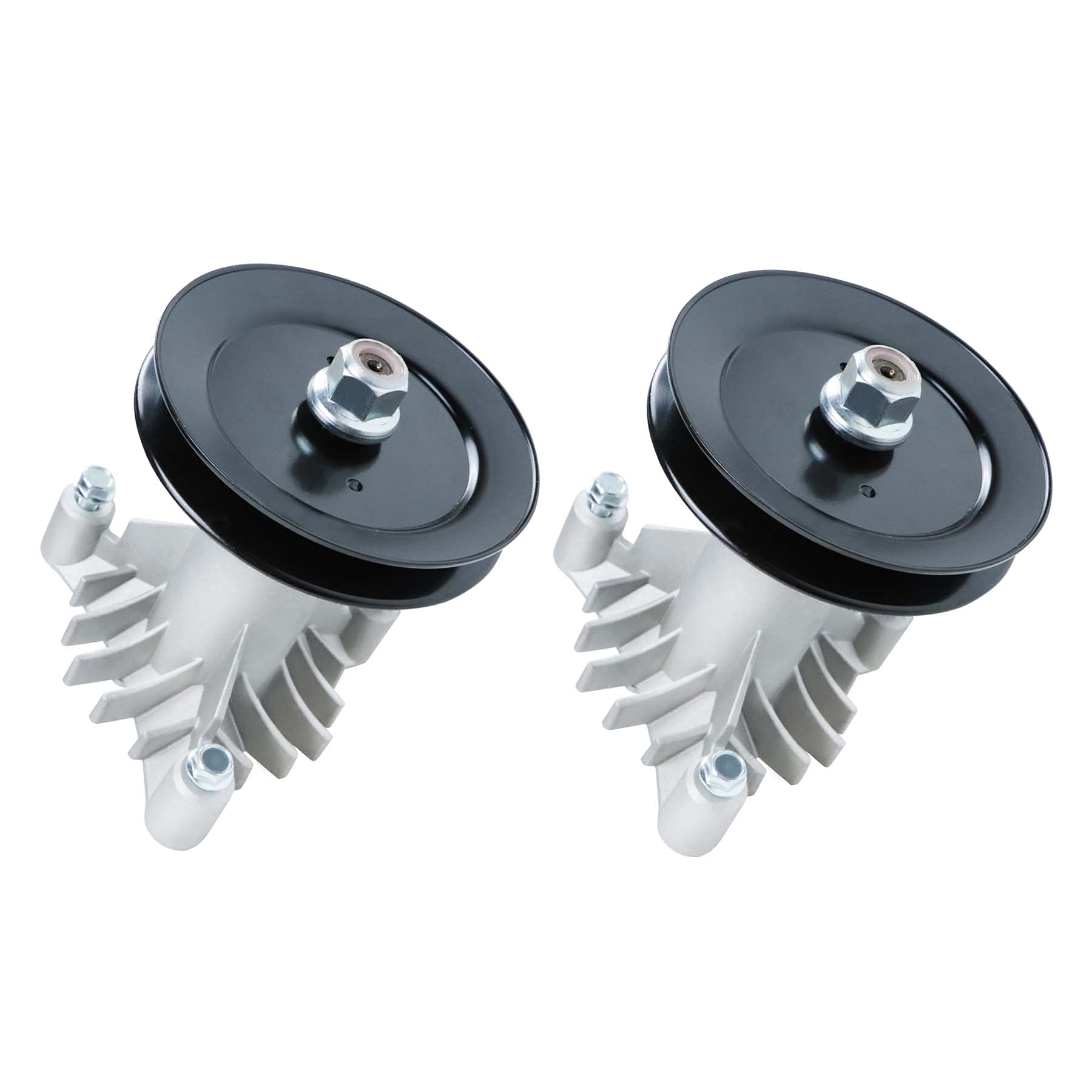 Photo 1 of Magorfas 2 Packs 130794 Spindle Assembly with Pulley Fits for 38" 42" AYP for Husqvarna LT1000 LT2000 532130794 582922301 129861 153535 173436, for Husqvarna CT130 CTH150 LT130 LTH145 YT150 YTH150
