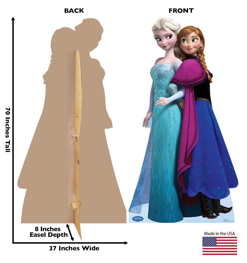 Elsa and Anna - Disney's Frozen - Advanced Graphics Life Size Cardboard Standup
